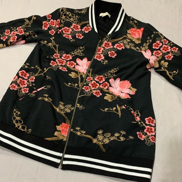 Cherry Blossom Varsity Jacket - Picture 3 of 6